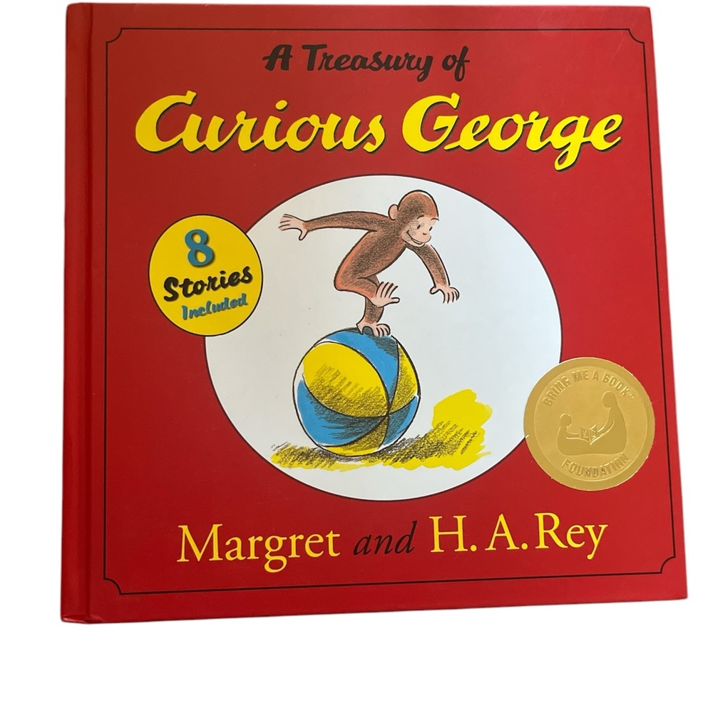 Curious George Treasury Book - Red Cover - Picture 1 of 4